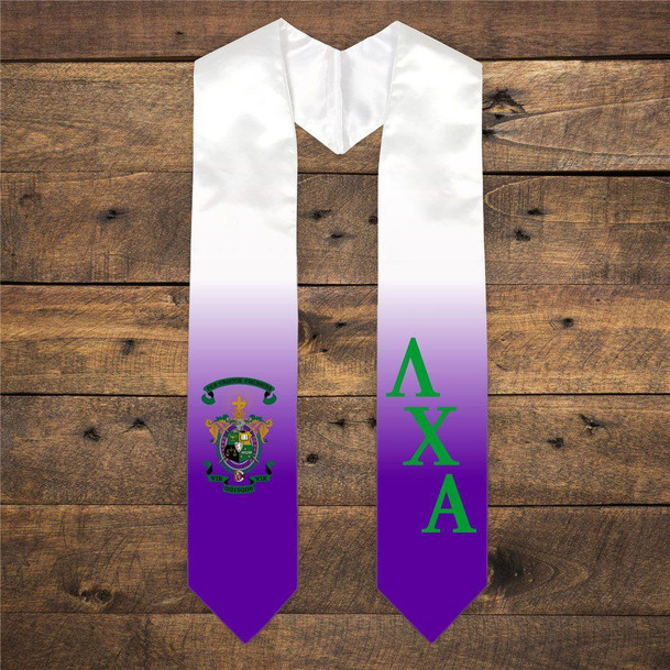  Lambda Chi Alpha Extra Fancy Diagonal Greek Graduation Stole W Crest 