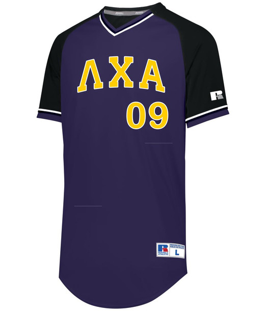Lambda Chi Alpha Classic V-Neck Baseball Jersey