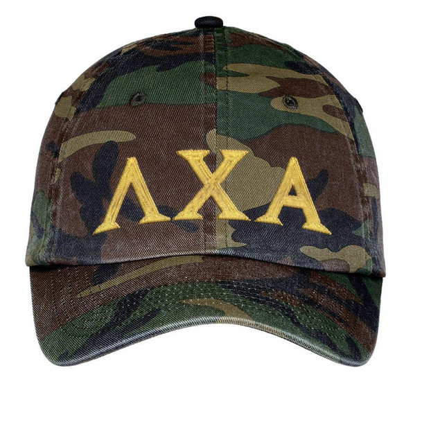  Lambda Chi Alpha Lettered Camouflage Hat 