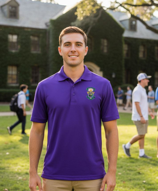 DISCOUNT-Lambda Chi Alpha Emblem Polo