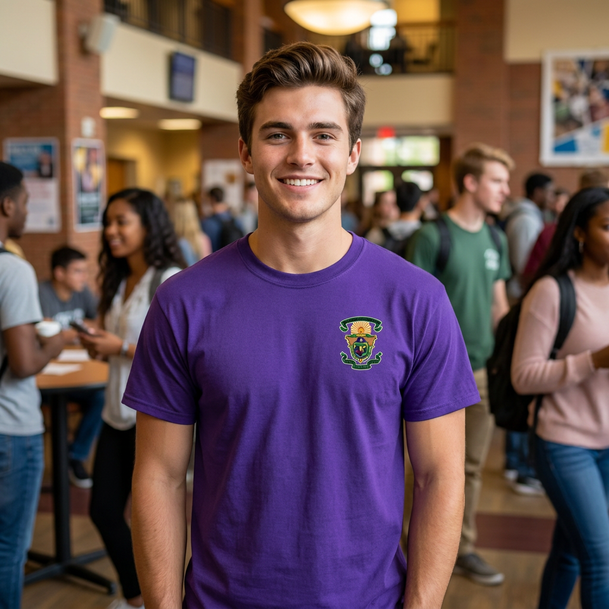 DISCOUNT-Lambda Chi Alpha Crest - Shield Shirt