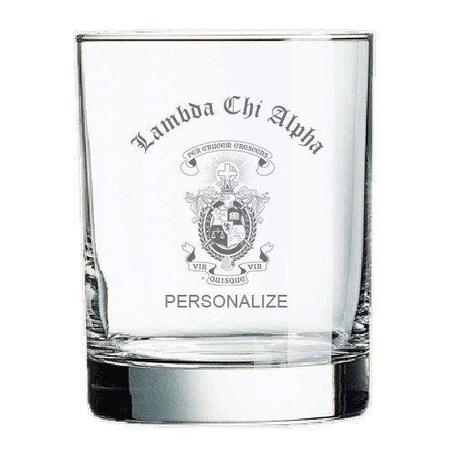 Lambda Chi Alpha Old Style Glass