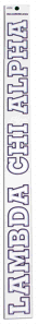  Lambda Chi Alpha Long Window Decal 