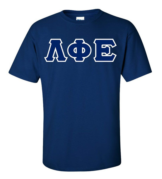 Lambda Phi Epsilon Greek Lettered Shirts