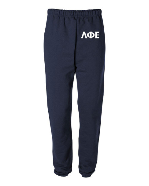 Lambda Phi Epsilon Greek Lettered Thigh Sweatpants