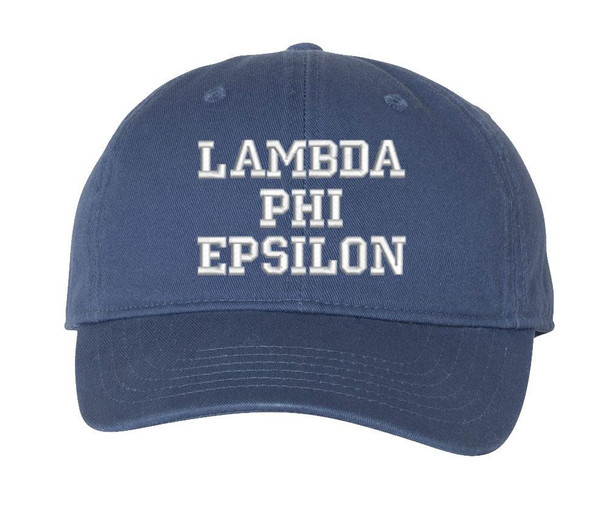 Lambda Phi Epsilon Pigment Dyed Baseball Cap