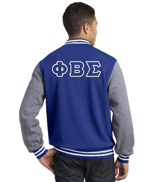  Fraternity & Sorority Fleece Letterman Jacket 