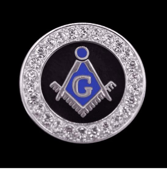  Mason Cufflinks W/Stones In Silver 