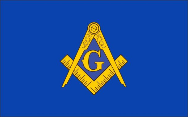 Mason / Freemason Flag Decal Sticker