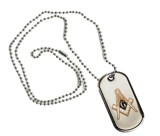 SAVAGE Mason / Freemason Reversible Dog Tags 
