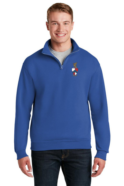  DISCOUNT-Beta Theta Pi Emblem 1/4 Zip Pullover 