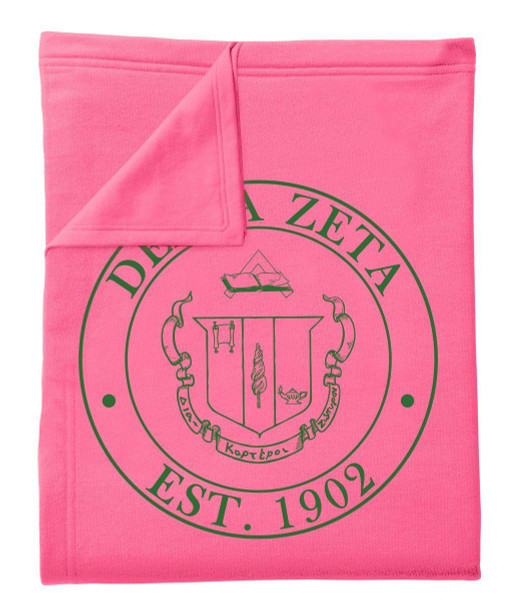  Delta Zeta Sweatshirt Blanket 