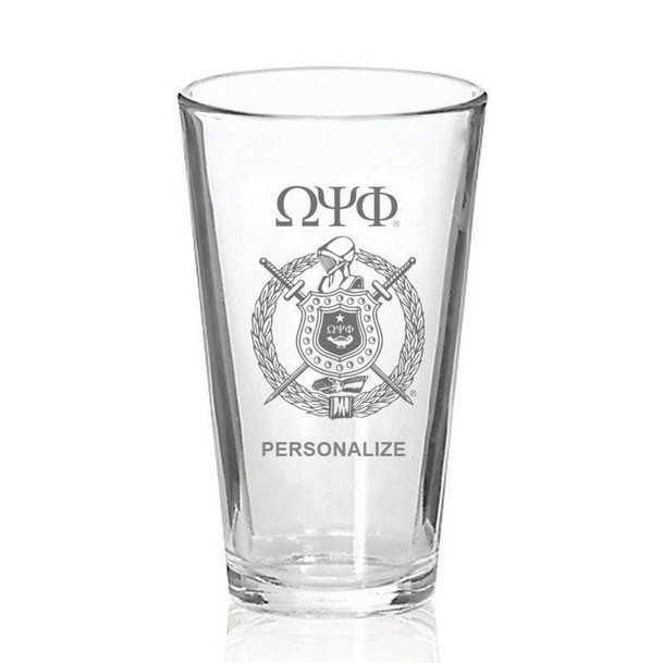 Omega Psi Phi Mixing Glass