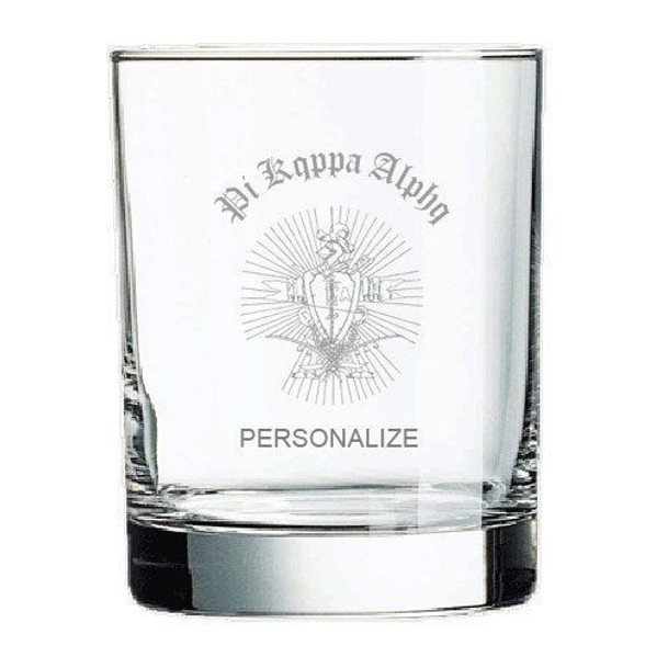 Pi Kappa Alpha Old Style Glass