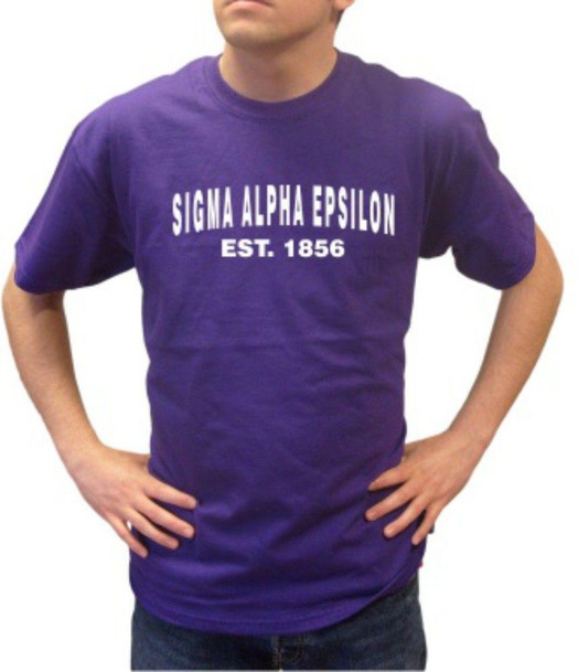  Sigma Alpha Epsilon Since Shirts 