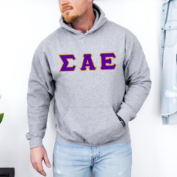  Sigma Alpha Epsilon Lettered Hoodie 