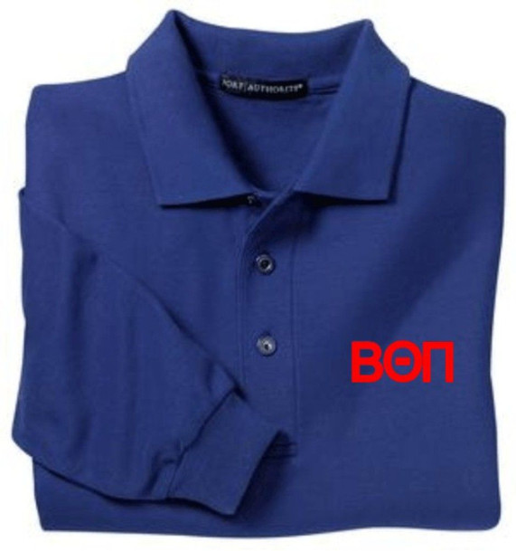 Beta Theta Pi Silk Touch Long Sleeve Sport Shirt