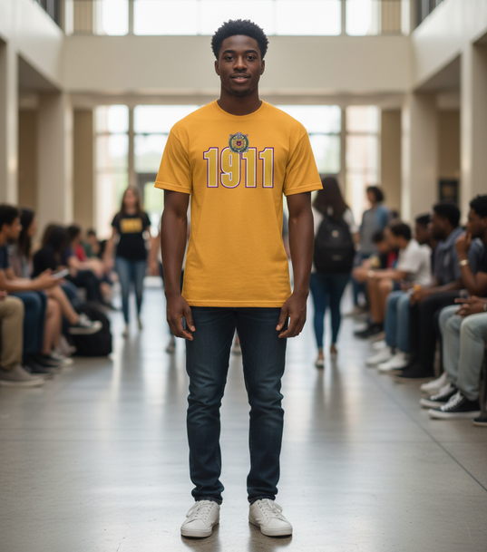 Omega Psi Phi Comfort Colors Heavyweight Established T-Shirt