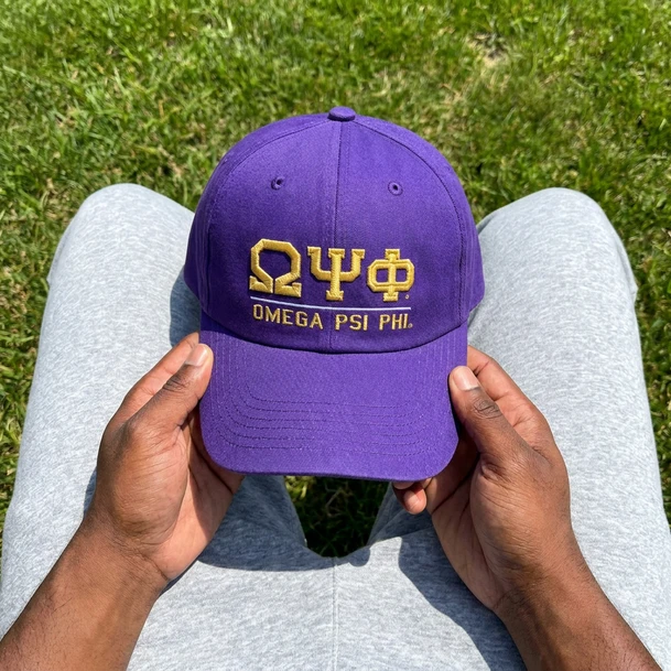 Omega Psi Phi Old School Greek Letter Hat