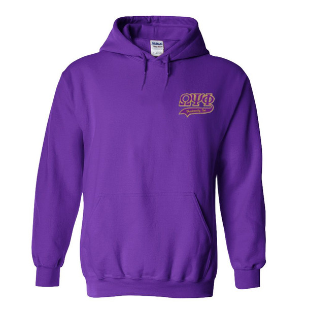 DISCOUNT-Omega Psi Phi Hoody - Tackle Twill Tail