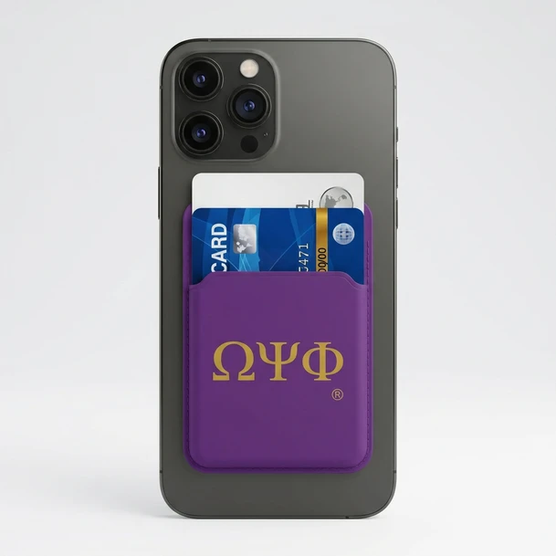 Omega Psi Phi Silicone Card Holders