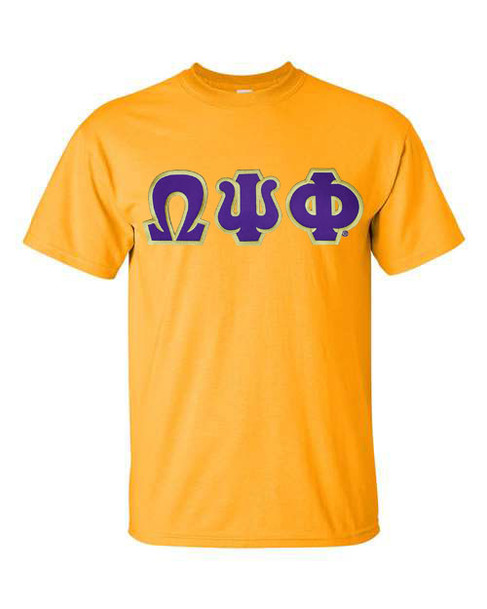 Omega Psi Phi T-Shirt, Applique