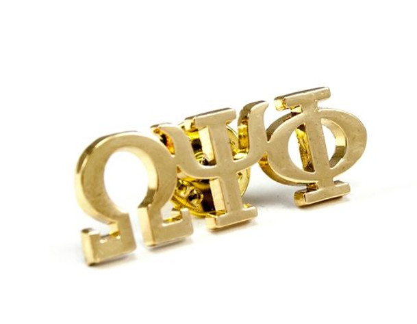 Omega Psi Phi 14K Plated Lapel Pin