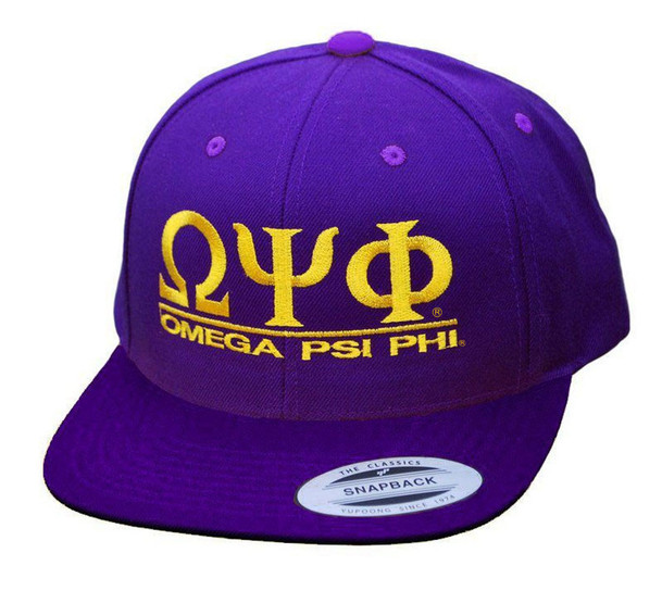 Omega Psi Phi Flatbill Snapback Hats Original