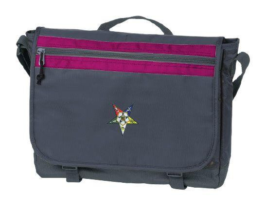  DISCOUNT-Order of Eastern Star Nailhead Messenger Bag 