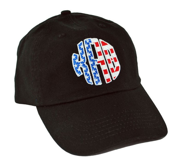 Patriotic Kappa Alpha Theta Letter Hat