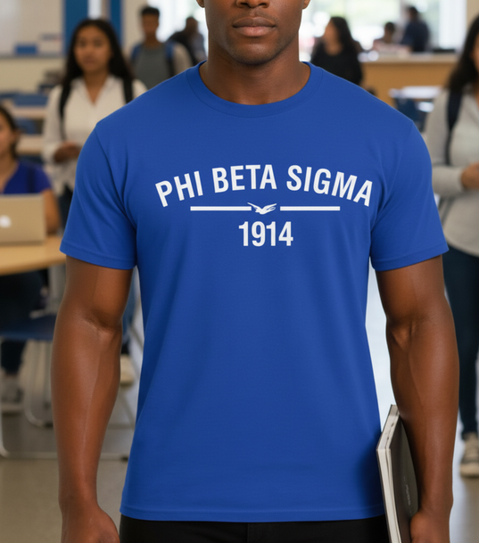 Phi Beta Sigma 2 Day Ship 1914 Short Sleeve Tee