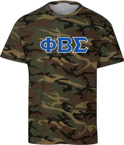  Phi Beta Sigma 2 Day Ship Camo Twill Tee 