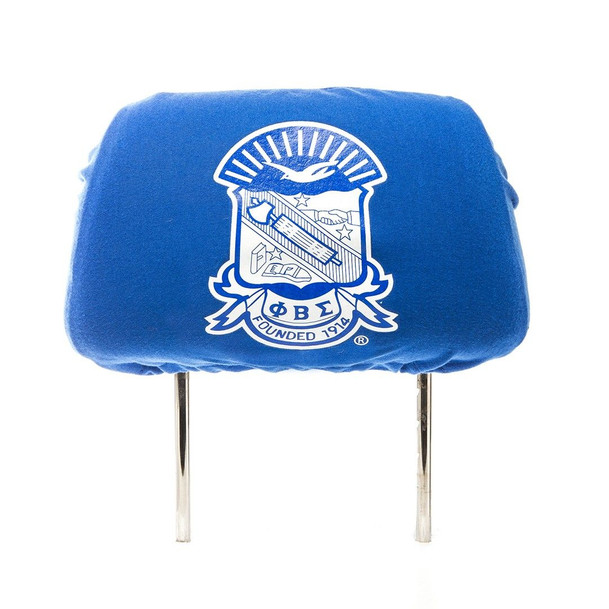 Phi Beta Sigma Black Car Seat Headrest Cover