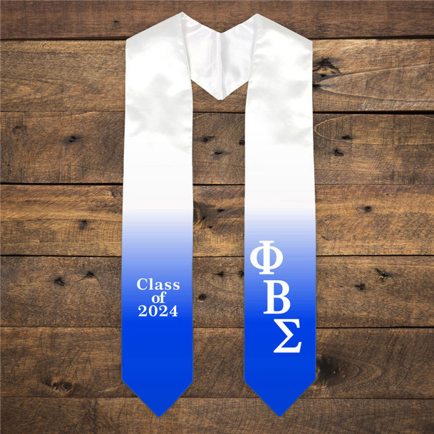 Phi Beta Sigma Extra Fancy Classic Greek Graduation Stole