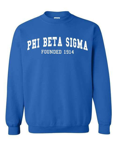  Phi Beta Sigma Fraternity Founders Crew Sweatshirt 