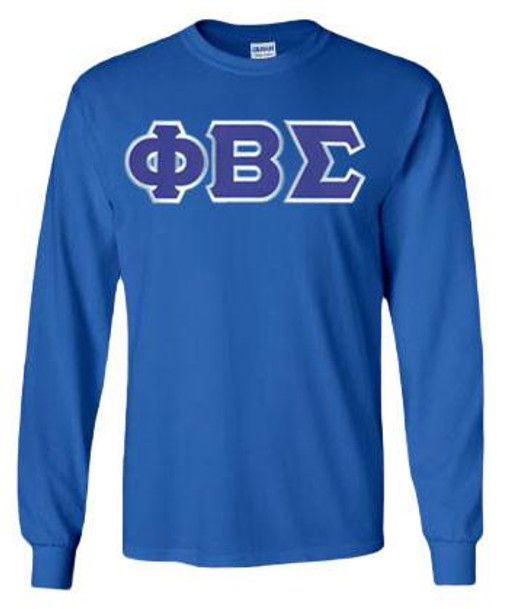  DISCOUNT Phi Beta Sigma Lettered Long sleeve 