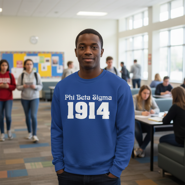 Phi Beta Sigma Logo Crewneck Sweatshirt