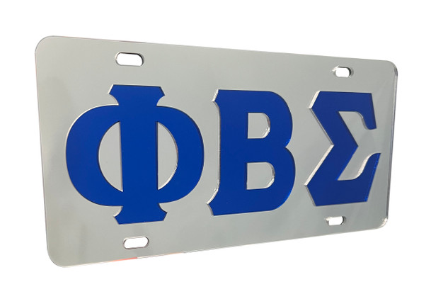 Phi Beta Sigma Mirrored License Cover