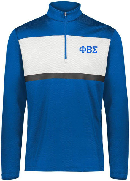  Phi Beta Sigma Prism Bold 1/4 Zip Pullover 