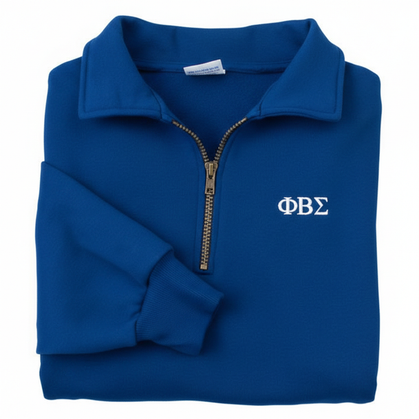 DISCOUNT-Phi Beta Sigma Sweatshirt - Quarter Zip