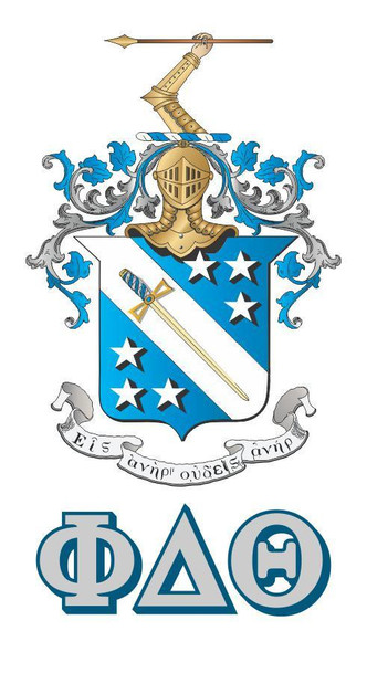  Phi Delta Theta Crest - Shield Decal 