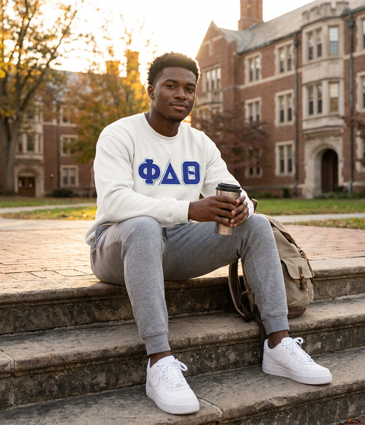 DISCOUNT Phi Delta Theta Lettered Crewneck - Best Value