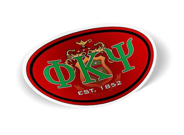  Phi Kappa Psi Color Oval Decal 