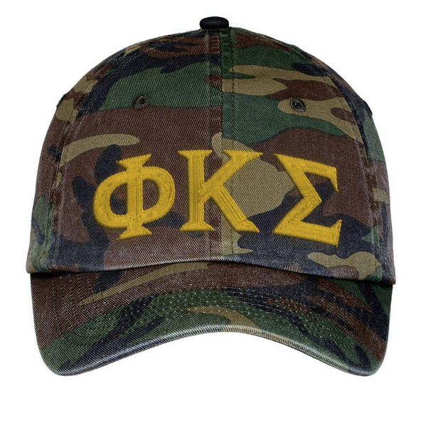  Phi Kappa Sigma Lettered Camouflage Hat 