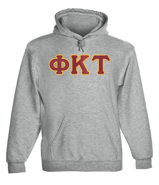 Phi Kappa Tau - 2 Day Ship Twill Hooded Sweatshirt