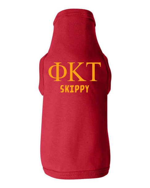  Phi Kappa Tau Doggie Tank - Tee 
