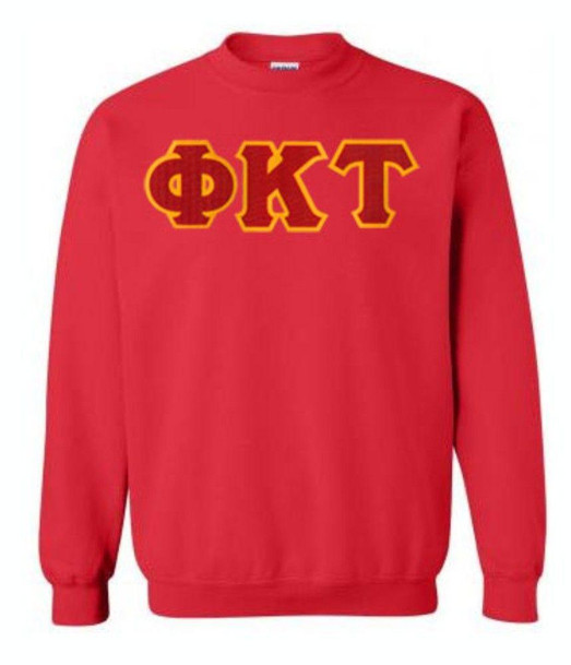  DISCOUNT Phi Kappa Tau Lettered Crewneck - Best Value 