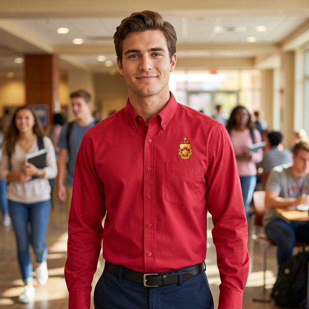 DISCOUNT-Phi Kappa Tau Long Sleeve Oxford