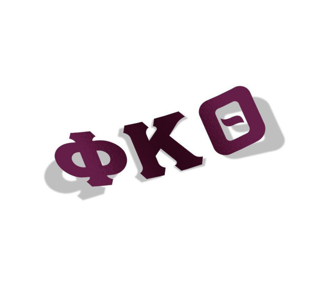  Phi Kappa Theta Big Greek Letter Window Sticker Decal 