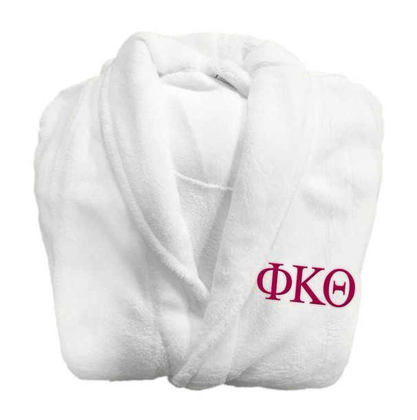 Phi Kappa Theta Fraternity Lettered Bathrobe